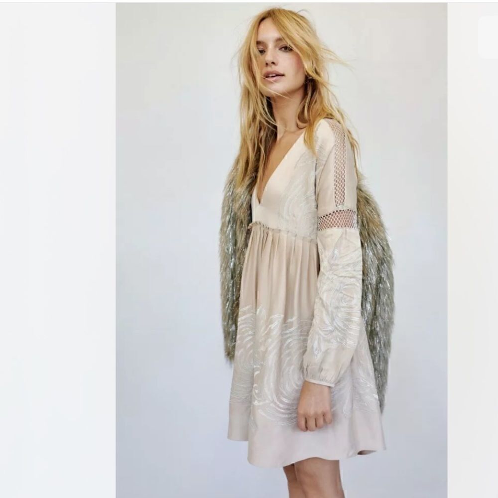 Free people Starlight Mini Dress Size SP - Picture 2 of 4